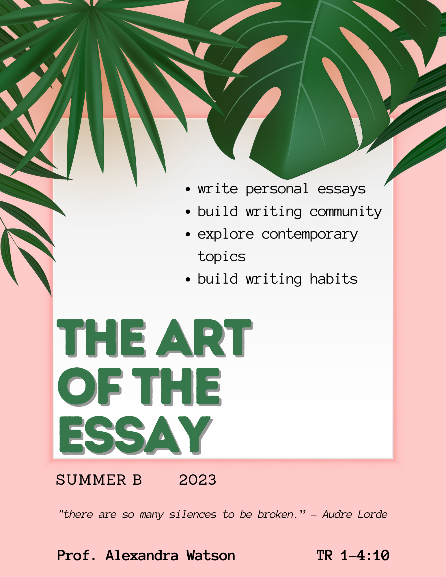 Summer Session Barnard College